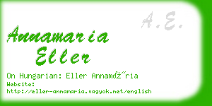 annamaria eller business card